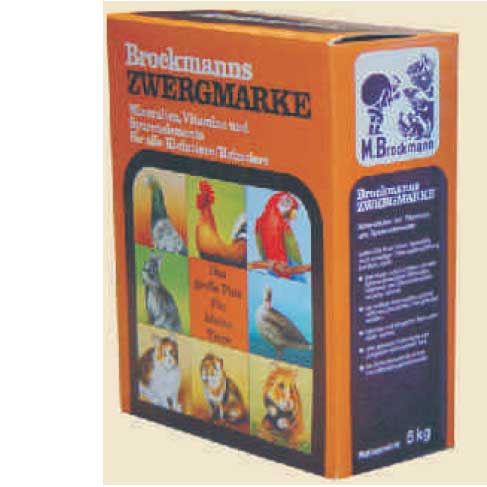 Brockmann's Zwergmarke - Mineralfutter fr Tauben und Geflgel